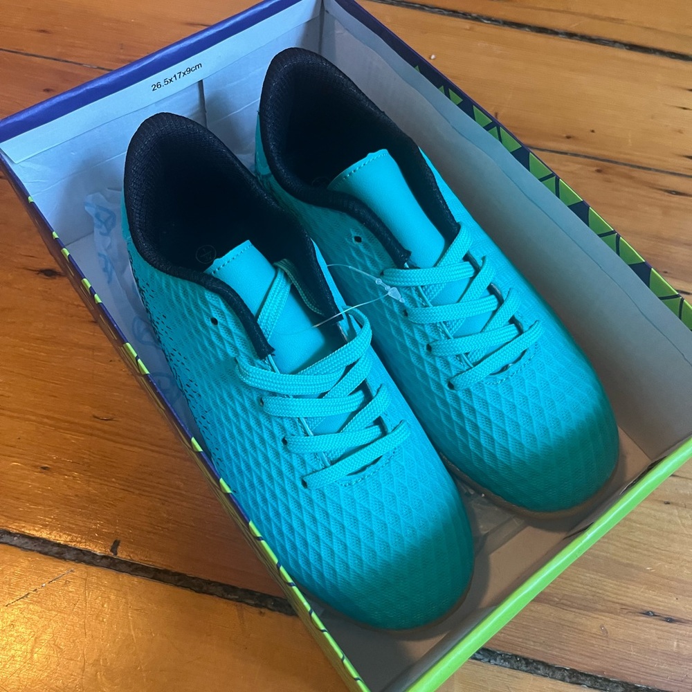 Brand New Kids Turf Shoes Teal